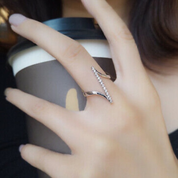 Charm 925 Silver Women Sapphire Rings Size 6-10 - Picture 4 of 5